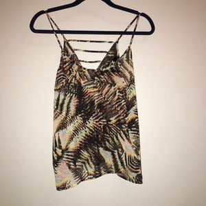 Colorful spaghetti strap tank from boutique